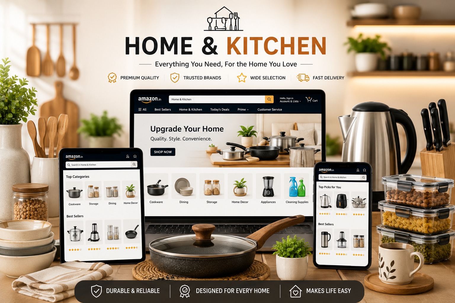Amazon Home & Kitchen catalog expansion